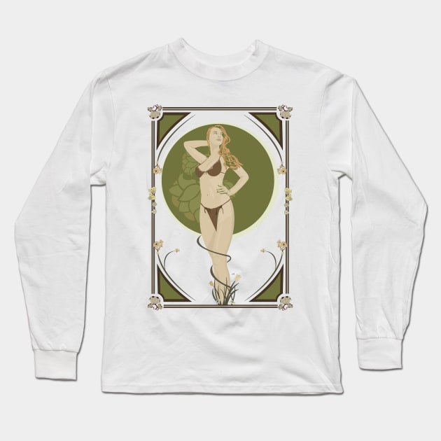 Jungle Girl Long Sleeve T-Shirt by andrewcformosa